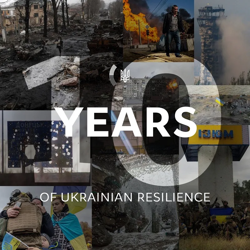 МНР на Украина по повод десетгодишнината од агресијата на РФ и втората годишнина од инвазијата од големи размери: Украина никогаш нема да му се предаде на агресорот