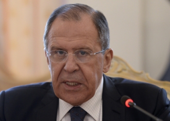Russian Foreign Minister Sergei Lavrov speaks during a meeting with his Chinese counterpart in Moscow on April 7, 2015. AFP PHOTO / ALEXANDER NEMENOV        (Photo credit should read ALEXANDER NEMENOV/AFP/Getty Images)