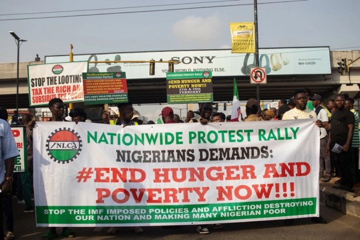 Во Нигерија општ штрајк поради високата инфлација