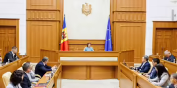 Претседателката Маја Санду на состанокот на Врховниот совет за безбедност. Фото: NewsMaker.md/ Телеграм