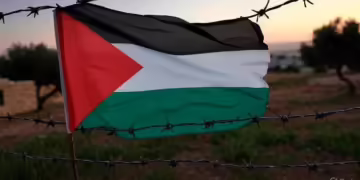 Palestinian flag illustration
source - Grok