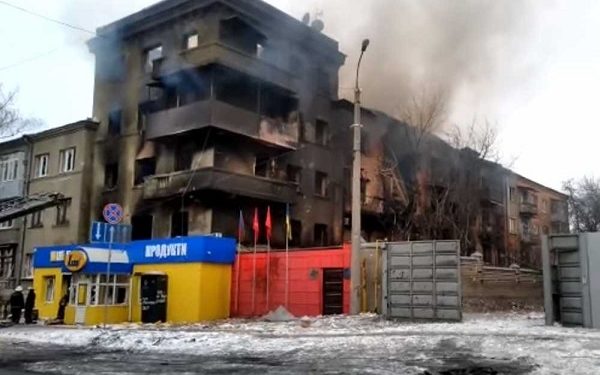 Фото: Гранатираниот конзулат на Албанија во Харков/ euronews.al