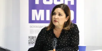 Билјана Георгиевска, извршна директорка на Советот за етика во медиумите на Македонија, (СЕММ), фото: Ариан Мехмети / ЦИВИЛ