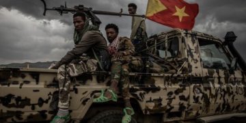 Rebel fighters outside Mekelle, the capital of the Tigray region, last year.Finbarr O’Reilly for The New York Times