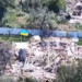 Украински војници од 46 одделни воздухопловна бригада во селото Дачне во регионот Днипро. Фото: Генералштаб на ЗСУ