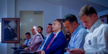 Првиот вицепремиер Груби на трибина во Институтот за културно и духовно наследство на Албанците, 03.08.2021