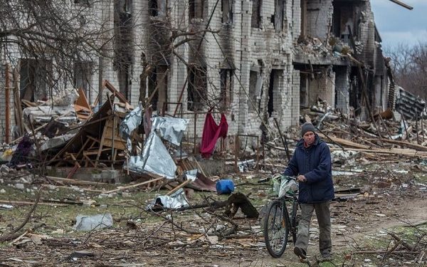 Фото: UNDP Ukraine/Oleksandr Ratushnia
The village of Novoselivka, near Chernihiv, Ukraine has been heavily bombed.