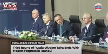 The third round of direct talks between Russia and Ukraine in Istanbul
source - Mirror Now video
