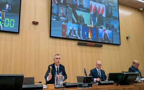 Meeting of the North Atlantic Council in Foreign Ministers’ session via tele-conference with opening remarks by NATO Secretary General Jens Stoltenberg