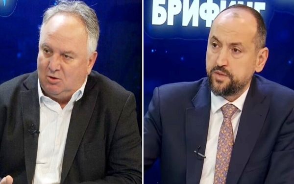 Јаким Неделков, претседател на СОНК и Фатмир Битиќи, вицепремиер за економски прашања / Утрински брифинг