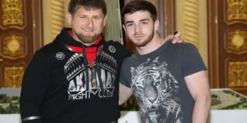 Рамзан Кадриов и Зелимхан Бакаев на средба во Чеченија во 2017 година Фото: Инстаграм