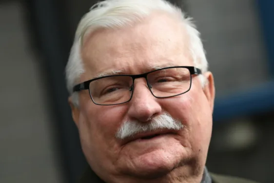 epa07917585 Polish former president and Nobel Peace Prize Laureate Lech Walesa leaves a polling station after casting his vote during the parliamentary elections in Gdansk, Poland, 13 October 2019. An average of eleven candidates are running for each Sejm (lower house) seat in the national elections. In total, 5,114 people are running for 460 seats. Two hundred and seventy-eight people are running for the Senate (upper house), three candidatures for each seat. Five electoral committees were registered in all 41 constituencies, namely, the ruling Law and Justice (PiS) party, Poland's main opposition bloc the Civic Coalition (KO), the Polish People's Party (PSL) with Kukiz'15 party, the Confederation Freedom and Independence and the Left (Lewica) bloc comprising liberal and left-wing parties the Democratic Left Alliance (SLD), Spring and Together.  EPA-EFE/ADAM WARZAWA POLAND OUT