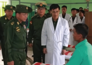 Фото: Скриншот од видео на
MY TV MYANMAR