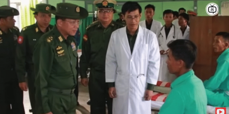 Фото: Скриншот од видео на
MY TV MYANMAR