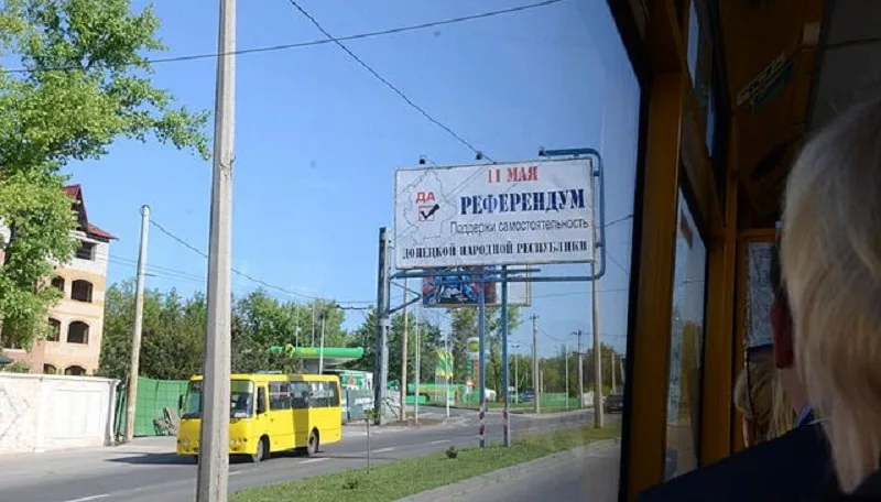 Руска кампања во окупираниот Донецк: Гласајте за Путин во замена за пакети со храна