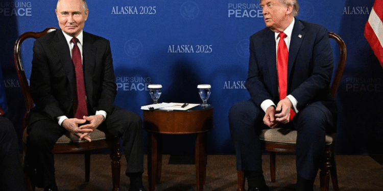 Средба Трамп-Путин, Алјаска, 15 август 2025 (извор на фотографија: веб-страницата на рускиот претседател)