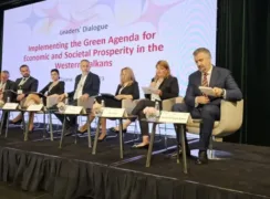 Министерката за животна средина и просторно планирање Каја Шукова учествуваше на   лидерски дијалог на тема „Имплементација на зелената агенда за економски и општествен просперитет на Западен Балкан“