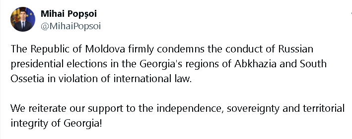 Молдавија протера руски дипломат поради отворање избирачки места во Транснистриа