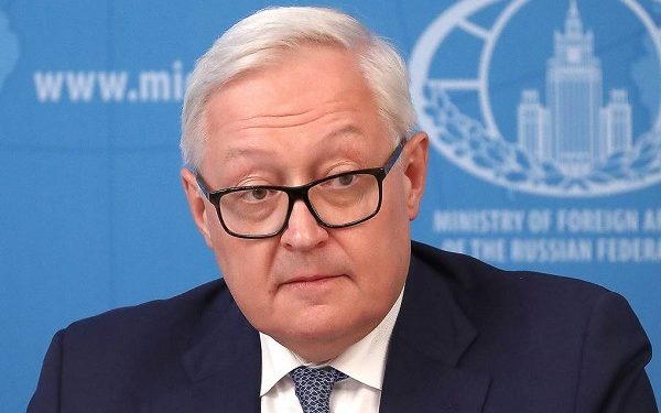 MOSCOW, RUSSIA – AUGUST 5, 2019: Russia's Deputy Foreign Minister Sergei Ryabkov gives a news conference on termination of the Intermediate-Range Nuclear Forces Treaty (INF Treaty). Anton Novoderezhkin/TASS