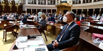 Интерпелација на министерот за внатрешни работи Оливер Спасовски/ Фото МИА