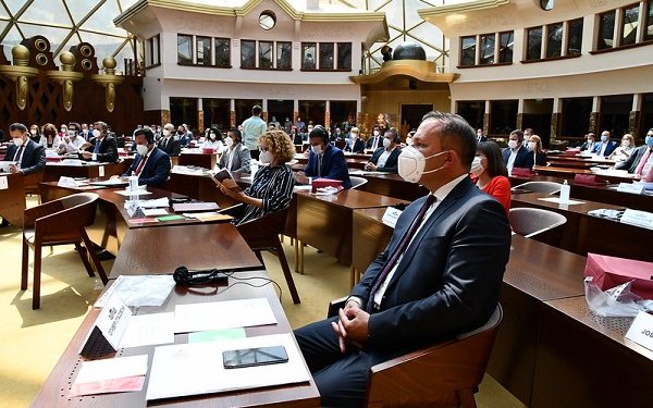 Интерпелација на министерот за внатрешни работи Оливер Спасовски/ Фото МИА