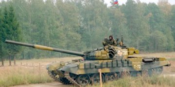 Рускиот Т-72 (извор: Wikimedia Commons)