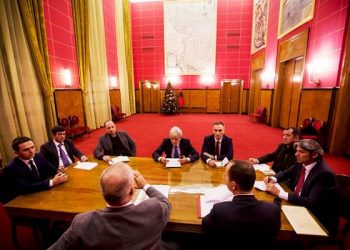Средба на лидерите на политичките партии со премиерот на Албанија, Еди Рама, јануари 2017 година.