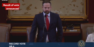 Во моментов, законот за прераспределба е усвоен во Претставничкиот дом на ТексасФото: Скриншот од видео на ВВС