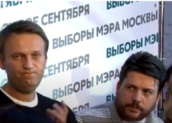 Алексеј Навални и Леонид Волков. Фото: Скриншот