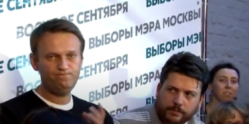 Алексеј Навални и Леонид Волков. Фото: Скриншот