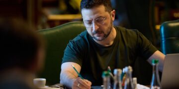 Претседателот на Украина, Володимир Зеленски
Фото извор- официјален профил  на ФБ на Зеленски