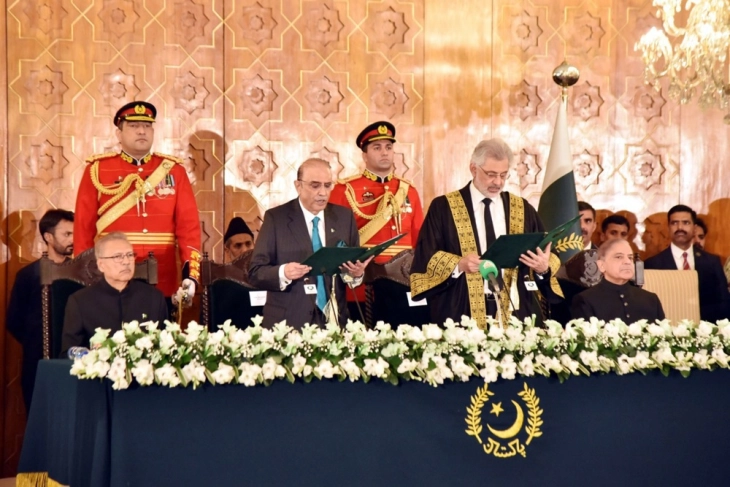 Зардари положи заклетва за вториот претседателски мандат