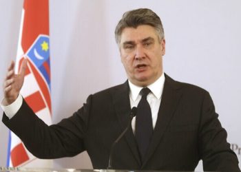 Croatian President Zoran Milanovic  (AP Photo/Roland Zak)