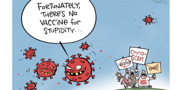 За среќа, нема вакцина против глупоста