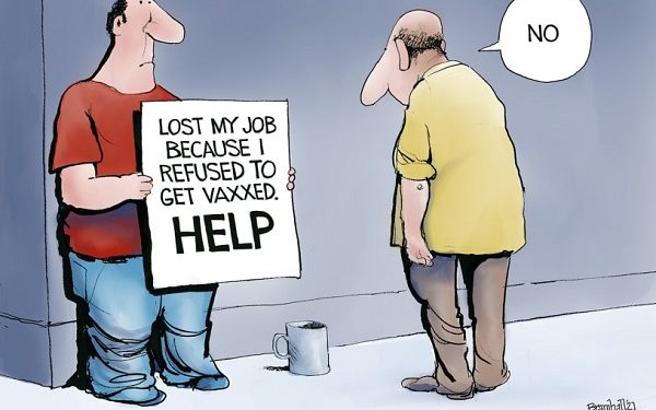 - Изгубив работа бидејќи одбив да се вакцинирам. ПОМОГНЕТЕ
- НЕ