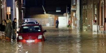 Белгија, силно невреме и поплави