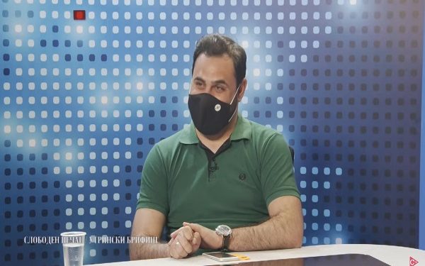 Дехран Муратов (скриншот од гостувањето во Утрински брифинг)
