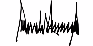Потписот на Доналд Трамп (Wikimedia Commons)