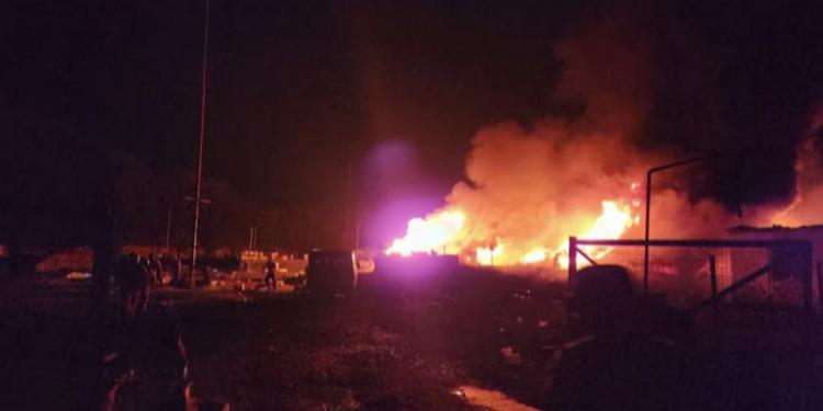 Голема експлозија на складиште за гориво во Нагорно-Карабах, 26.9.2023