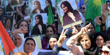 Фото: Women have been at the forefront of protests in Iran. Hawar News Agency