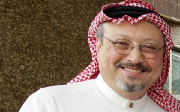 An undated recent file picture shows prominent Saudi journalist Jamal Khashoggi who resigned suddenly on May 16, 2010 in Riyadh from the helm of Al-Watan days after the newspaper published a controversial column criticising Salafism. Al-Watan announced that Khashoggi, 52, was stepping down as editor-in-chief "to focus on his personal projects," in a statement published on its website and in its Sunday edition. AFP PHOTO/STR (Photo credit should read -/AFP/Getty Images)