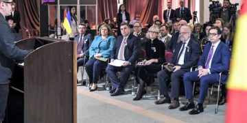 Конференција „Украина-Година на хероизмот“, 24 февруари 2023/ Фотографија: Ангел Ангеловски
