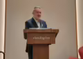 Љупчо Георгиевски, претседател на ВМРО НП (Фотографија: Џ. Дерала/ЦИВИЛ)