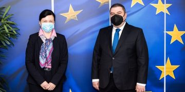 Бојан Маричиќ, Вера Јурова/ Фото: Министерство за правда