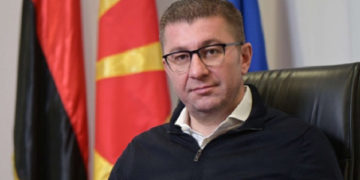 Старо-новиот претседател на ВМРО-ДПМНЕ, единствен кандидат на внатрепартиските избори, Христијан Мицкоски