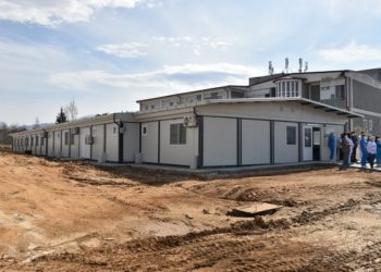 Модуларната болница во Прилеп по изградбата, извор: prilep.gov.mk