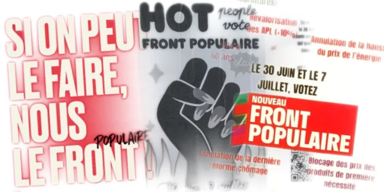 Колаж од плакати на Новиот народен фронт на Франција (Wikimedia Commons)