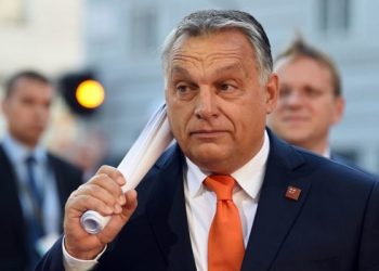 Hungary's Prime Minister Viktor Orban arrives at the Mozarteum University to attend a plenary session part of the EU Informal Summit of Heads of State or Government in Salzburg, Austria, on September 20, 2018. (Photo by Christof STACHE / AFP)        (Photo credit should read CHRISTOF STACHE/AFP/Getty Images)
