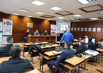 Панел дискусија на ЦИВИЛ: Попис: Статистика, не политика, Гостивар/ Фотографија: М. Муриќ, ЦИВИЛ