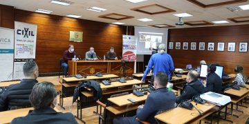 Панел дискусија на ЦИВИЛ: Попис: Статистика, не политика, Гостивар/ Фотографија: М. Муриќ, ЦИВИЛ